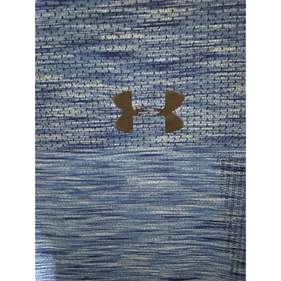 Under Armour Threadborne Shirt‎ Mens M Blue Performance Heatgear Heather - Picture 8 of 10